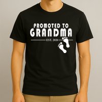 Promoted To Grandma Established 2024 T-Shirt