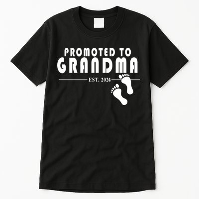 Promoted To Grandma Established 2024 Tall T-Shirt