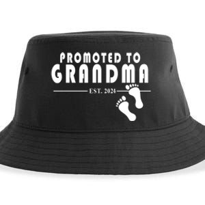 Promoted To Grandma Established 2024 Sustainable Bucket Hat