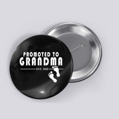 Promoted To Grandma Established 2024 Button