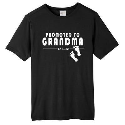 Promoted To Grandma Established 2024 Tall Fusion ChromaSoft Performance T-Shirt