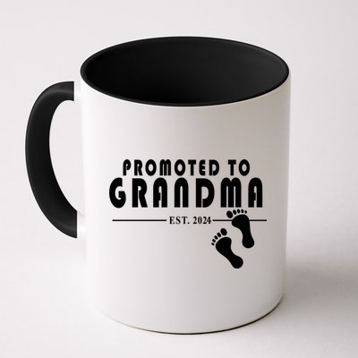 Promoted To Grandma Established 2024 Mug