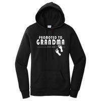 Promoted To Grandma Established 2024 Women's Pullover Hoodie