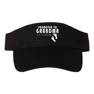 Promoted To Grandma Established 2024 Valucap Bio-Washed Visor