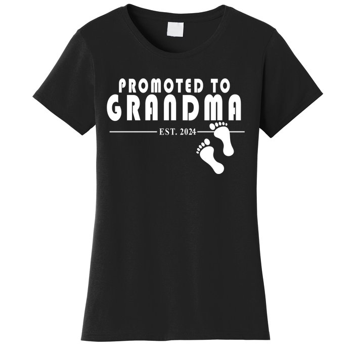 Promoted To Grandma Established 2024 Women's T-Shirt