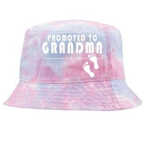 Promoted To Grandma Established 2024 Tie-Dyed Bucket Hat