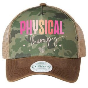 Physical Therapy Groovy Physical Therapist PT Legacy Tie Dye Trucker Hat