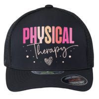 Physical Therapy Groovy Physical Therapist PT Flexfit Unipanel Trucker Cap