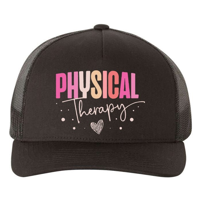 Physical Therapy Groovy Physical Therapist PT Yupoong Adult 5-Panel Trucker Hat