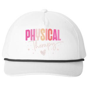 Physical Therapy Groovy Physical Therapist PT Snapback Five-Panel Rope Hat