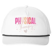 Physical Therapy Groovy Physical Therapist PT Snapback Five-Panel Rope Hat