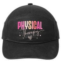 Physical Therapy Groovy Physical Therapist PT 7-Panel Snapback Hat