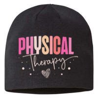 Physical Therapy Groovy Physical Therapist PT Sustainable Beanie