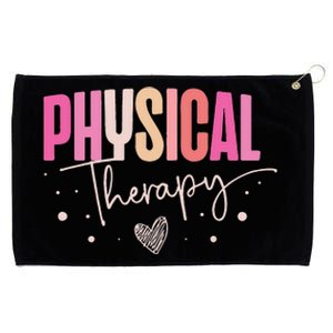 Physical Therapy Groovy Physical Therapist PT Grommeted Golf Towel