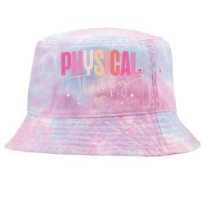 Physical Therapy Groovy Physical Therapist PT Tie-Dyed Bucket Hat