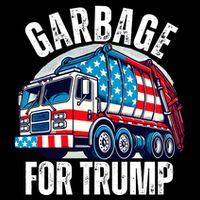 Proud Trump Garbage Supporter Garbage For Trump Garbage 7-Panel Snapback Hat