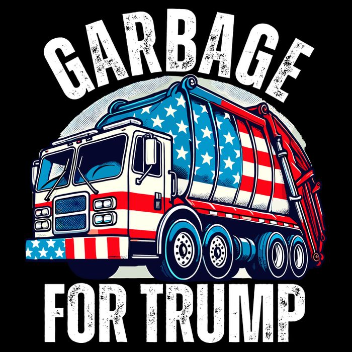Proud Trump Garbage Supporter Garbage For Trump Garbage 7-Panel Snapback Hat