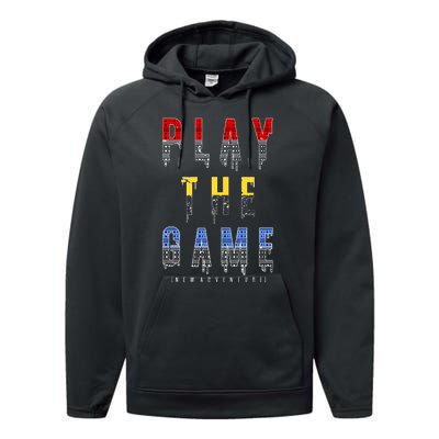 Play The Game Performance Fleece Hoodie