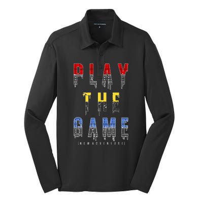 Play The Game Silk Touch Performance Long Sleeve Polo