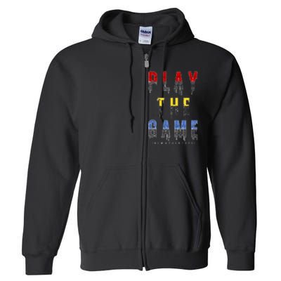 Play The Game Full Zip Hoodie