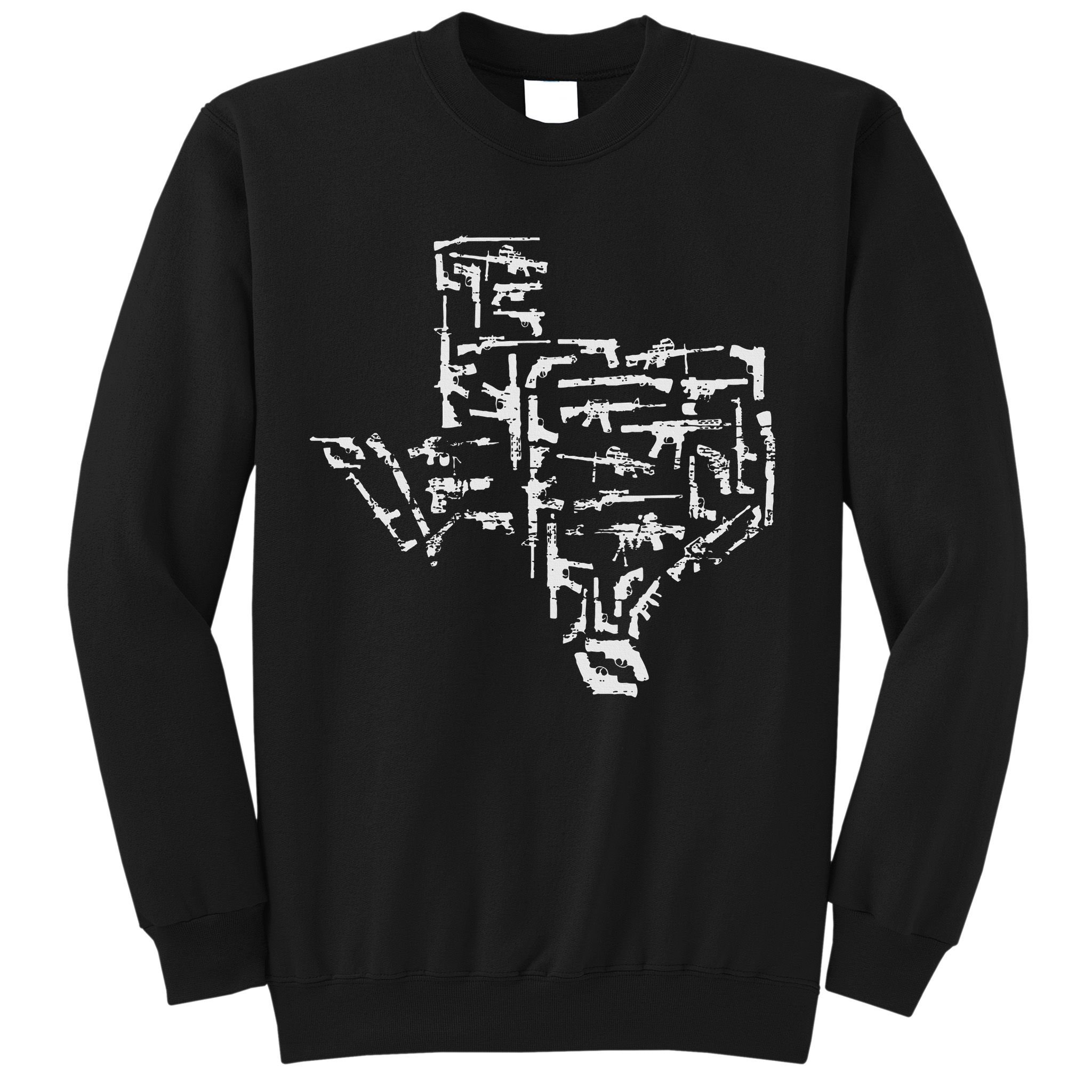 Patriotic Texan Guns Usa Gift Texas Sweatshirt