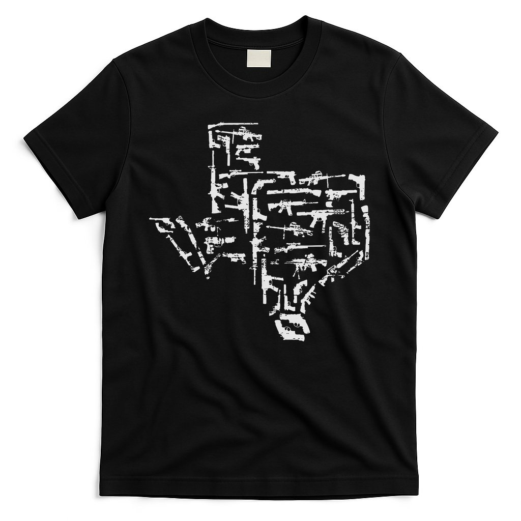 Patriotic Texan Guns Usa Gift Texas T-Shirt