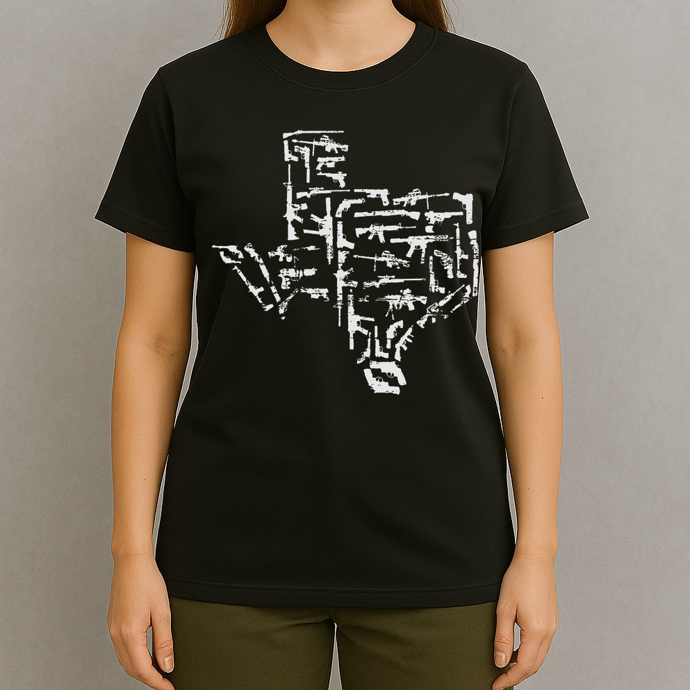 Patriotic Texan Guns Usa Gift Texas T-Shirt
