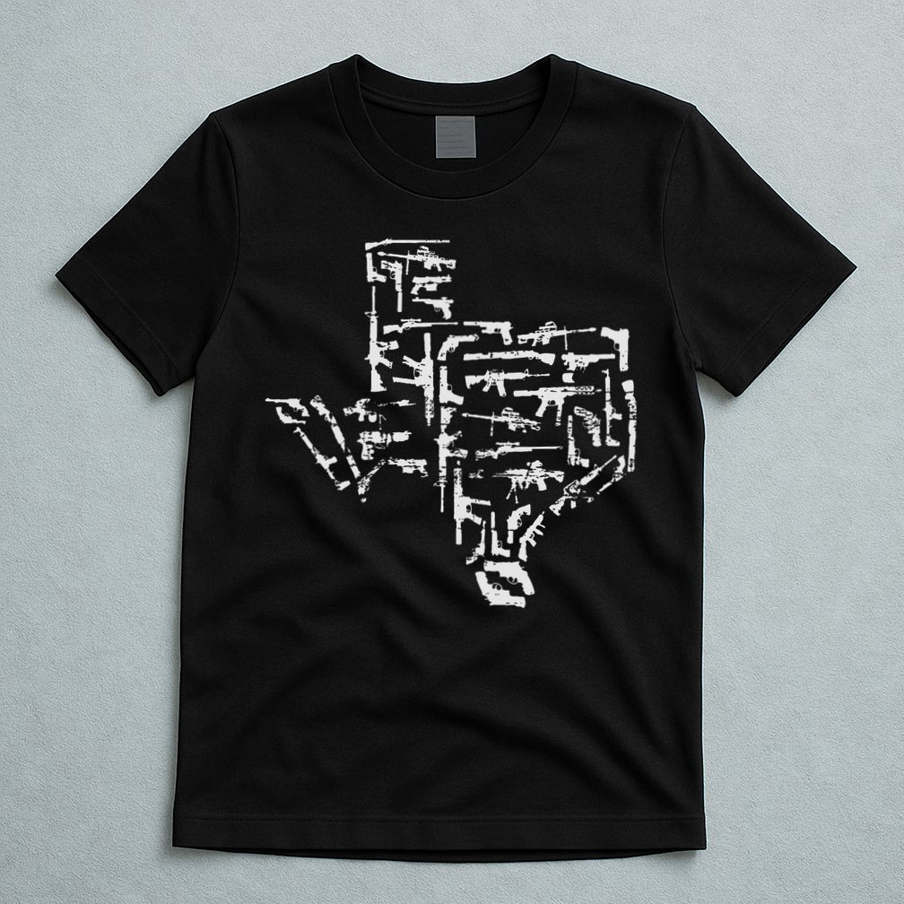 Patriotic Texan Guns Usa Gift Texas T-Shirt