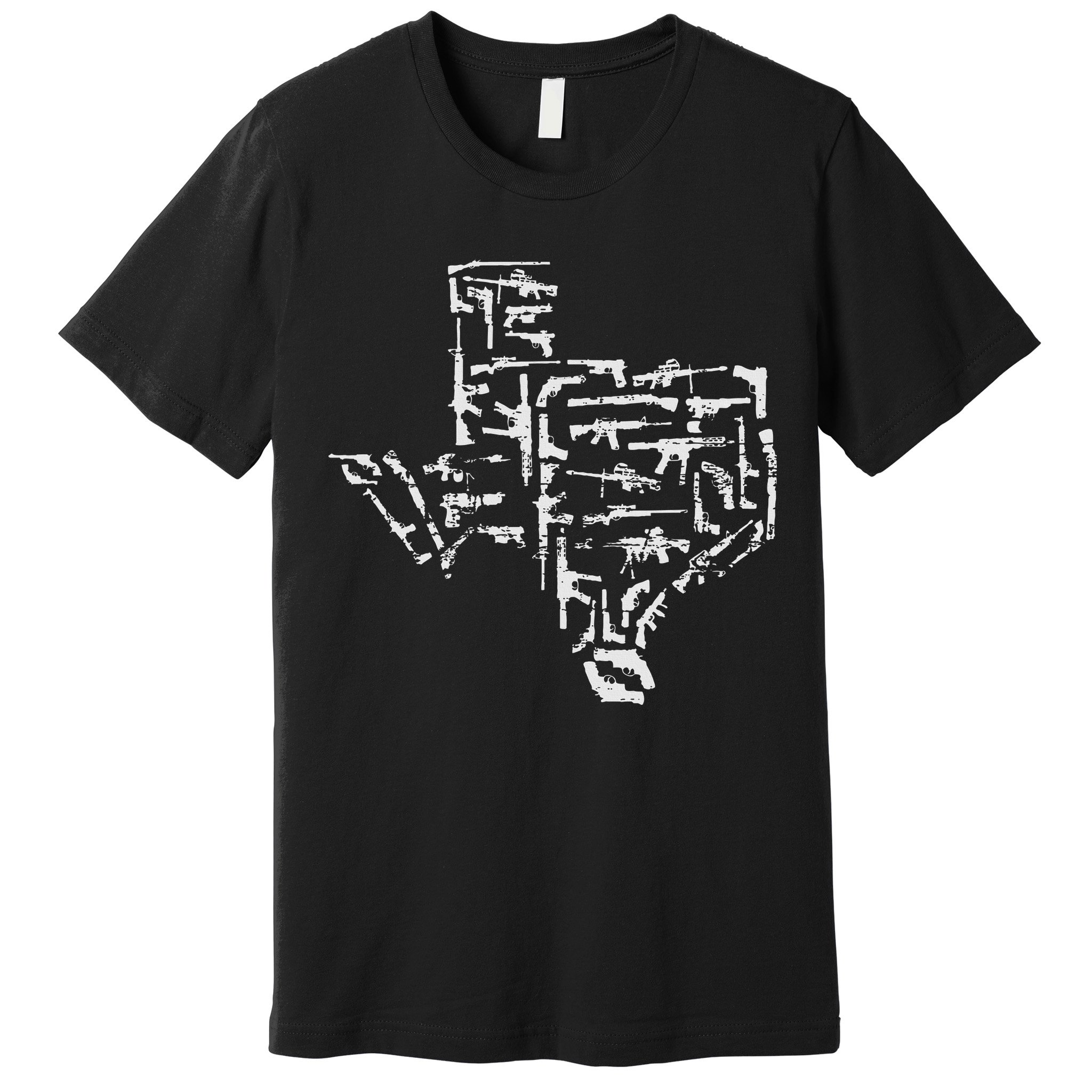 Patriotic Texan Guns Usa Gift Texas Premium T-Shirt