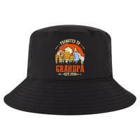 Promoted to Grandpa Est 2024 Retro Fathers Day New Grandpa Cool Comfort Performance Bucket Hat