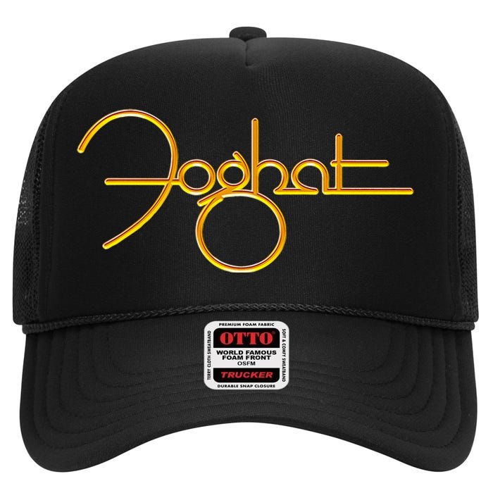 Perfect Typography Gold Text Styles By Name Band High Crown Mesh Back Trucker Hat