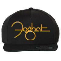 Perfect Typography Gold Text Styles By Name Band Wool Snapback Cap