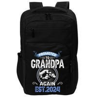 Promoted To Grandpa Again Funny Pregnancy Announcement 2024 Impact Tech Backpack