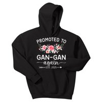 Promoted To Gangan Again Est 2025 Pregnancy Announcement Kids Hoodie