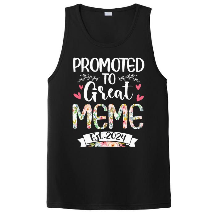 Promoted To Great Meme Est 2024 Mothers Day PosiCharge Competitor Tank