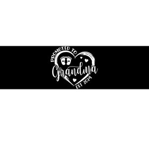 Promoted To Grandma Est. 2024 Grandparents Baby Announcement Bumper Sticker