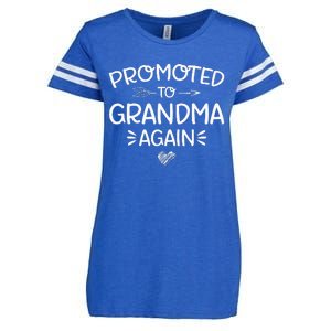 Promoted to Grandma Again New Nana Granny Mothers Day Enza Ladies Jersey Football T-Shirt