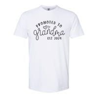 Promoted To Grandma Est 2024 New Grandma Mothers Day Softstyle CVC T-Shirt