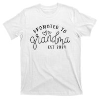 Promoted To Grandma Est 2024 New Grandma Mothers Day T-Shirt