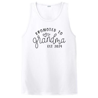 Promoted To Grandma Est 2024 New Grandma Mothers Day PosiCharge Competitor Tank