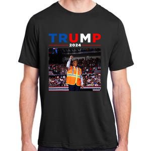 President Trump Garbage Truck Worker Vest Maga 2025 Adult ChromaSoft Performance T-Shirt