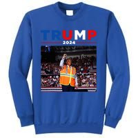 President Trump Garbage Truck Worker Vest Maga 2025 Sweatshirt