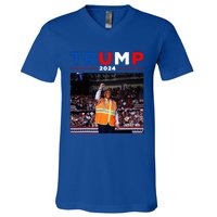 President Trump Garbage Truck Worker Vest Maga 2025 V-Neck T-Shirt