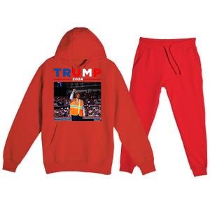 President Trump Garbage Truck Worker Vest Maga 2025 Premium Hooded Sweatsuit Set