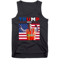 President Trump Garbage Truck Worker Vest Maga 2025 Tank Top