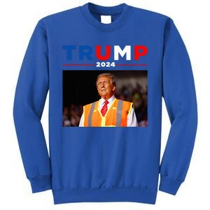 President Trump Garbage Truck Worker Vest Maga 2025 Sweatshirt