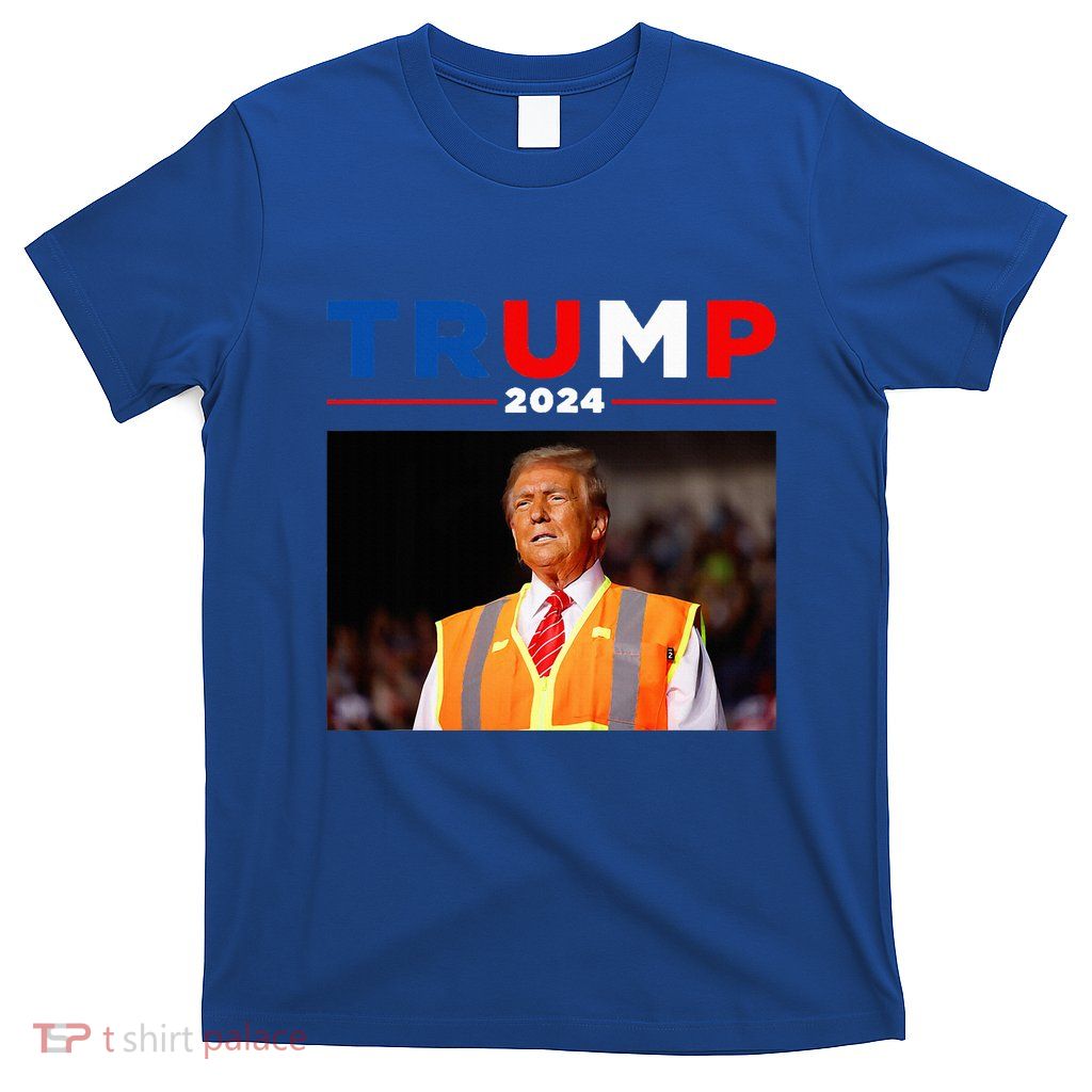 President Trump Garbage Truck Worker Vest Maga 2025 T-Shirt