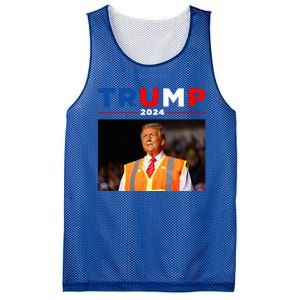 President Trump Garbage Truck Worker Vest Maga 2025 Mesh Reversible Basketball Jersey Tank