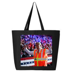 President Trump Garbage Truck Worker Vest Maga 2025 25L Jumbo Tote