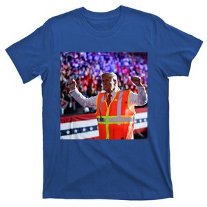 President Trump Garbage Truck Worker Vest Maga 2025 T-Shirt